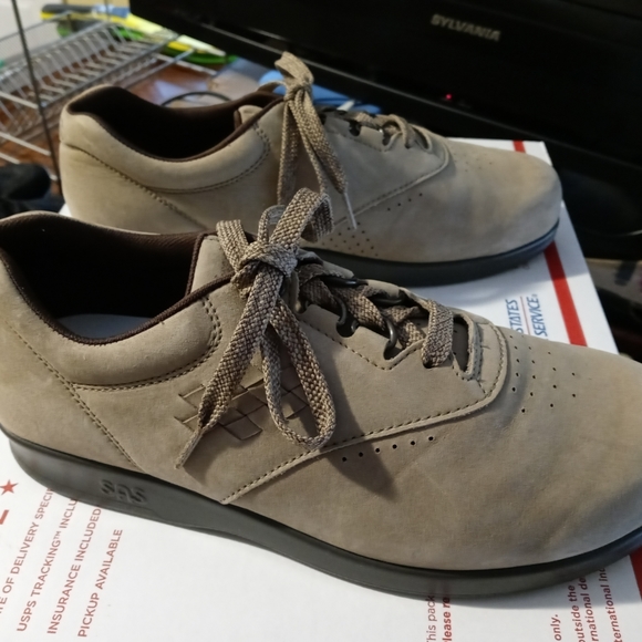 SAS Free Time Sage Suede Comfort Walking Shoe 8W,Like 🆕New!Gift It.👞👞 - Picture 11 of 13
